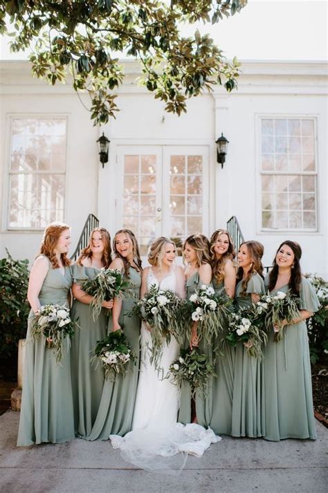 Sage Green Bridesmaid Dress Ideas For Wedding Sage Wedding Dress