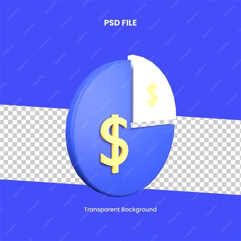 Premium Psd 3d Illustration Pie Chart Object