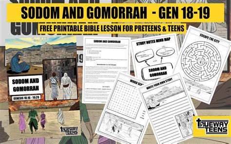 sodom  gomorrah genesis   bible lesson  teens trueway kids