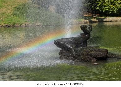 Fountain Sculpture Naked Woman Lying On Stock Photo 1415909858 Shutterstock