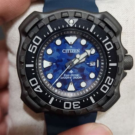 Citizen Promaster Eco Drive Marine Titanium Solar Diver Mens Watch