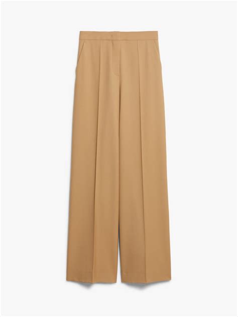 Wool Wide Leg Trousers Max Mara