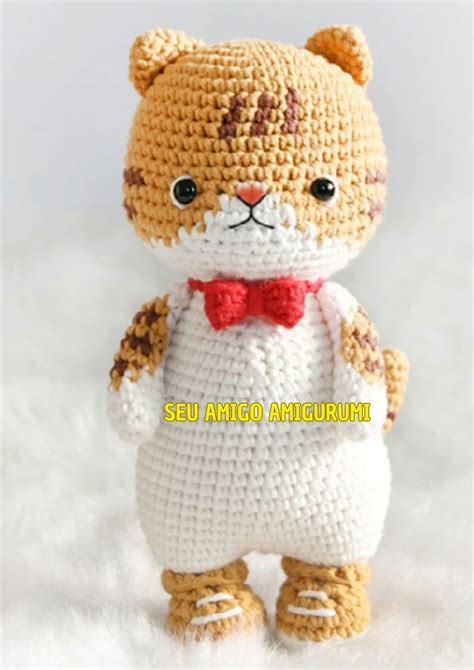 Receita Amigurumi Gato Portugu S Elo Produtos Especiais