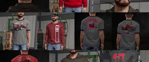 FS22 Case IH themed clothing pack v 1 0 0 0 Clothing Mod für Farming