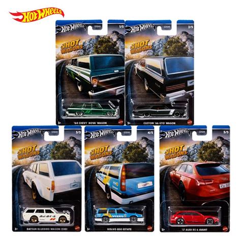 Машинка Hot wheels 1 64 HOT WAGONS Набор из пяти машин Collector Edition Metal Diecast Model