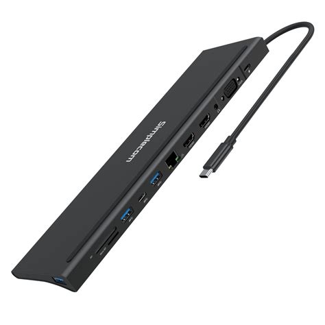 Simplecom Chn Usb C In Multiport Docking Station Laptop Stand