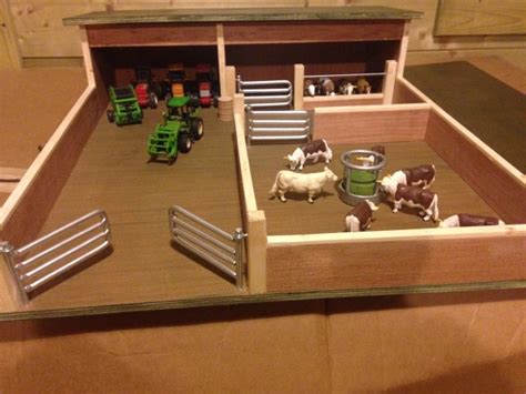 Wooden Toy Farm Yard Large Field Machinery Shed Cattle Shed With