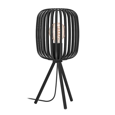 Eglo Romazzina Ip20 Black Modern Table Lamp Diy At Bandq