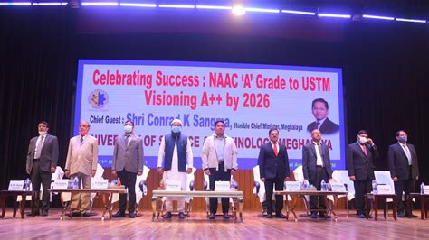 Rank ‘A’ award to USTM by NAAC is a Significant Milestone: Meghalaya CM ...