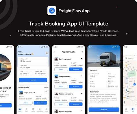 Truckerzone Ui Template Online Truckload Booking App In Flutter