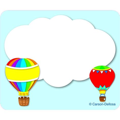 Hot Air Balloon Name Tags Printable Printable Word Searches