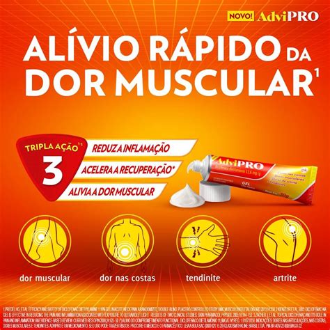 Advipro Gel Analg Sico E Antiinflamat Rio Para Al Vio R Pido Da Dor