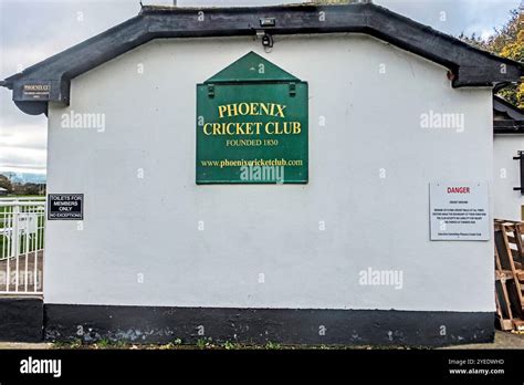 Signage For The Phoenix Cricket Club In The Phoenix Park Dublin