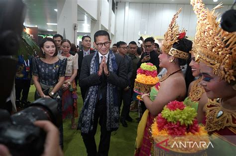 Menparekraf Dan Delegasi Atf Kunjungi Travel Expo 2023 Di Yogyakarta Antara News