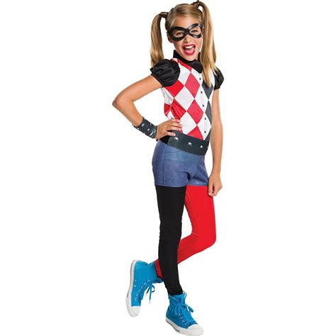 Costume Harley Quinn Per Bambini Originale Dc Comics