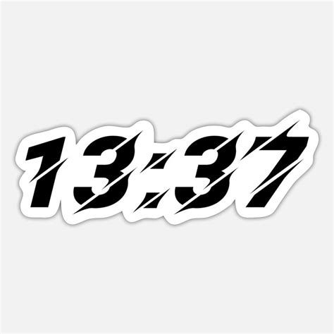 Leet Stickers Unique Designs Spreadshirt