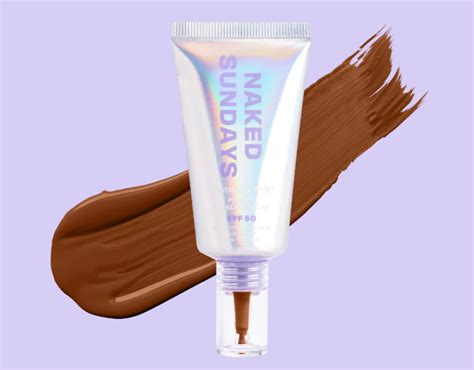 Naked Sundays Beautyscreen Spf Peptide Foundation Tint Review A Game Changer For Dark