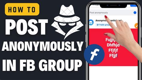 How To Post Anonymously On Facebook Group Facebook Anonymous Post