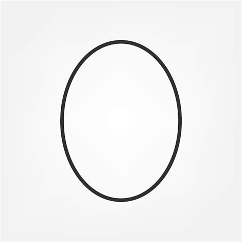 oval shape outline vectors illustrations    freepik