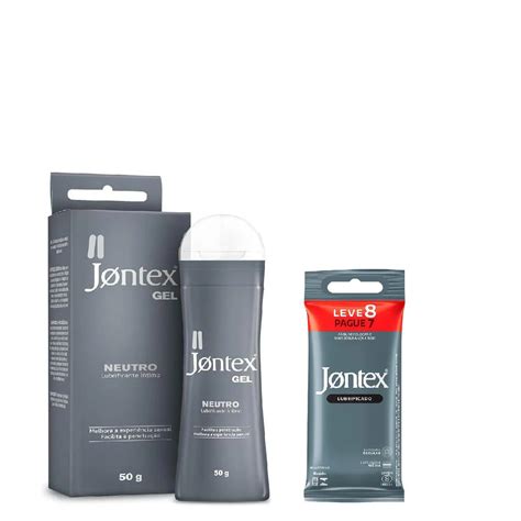 Lubrificante E Camisinha - Kit Gel Lubrificante Intimo Jontex 50g + Camisinha Jontex Lubrificado 8 ...