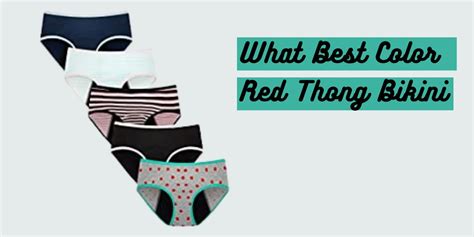 What Best Color Red Thong Bikini Digital Admit