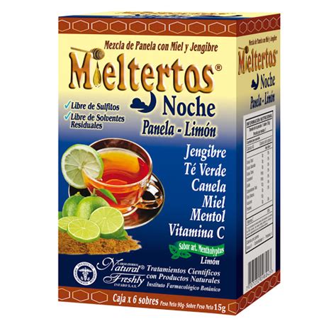 Mieltertos Noche Panela Lim N Vitamina C Mg Natural Freshly Caja X