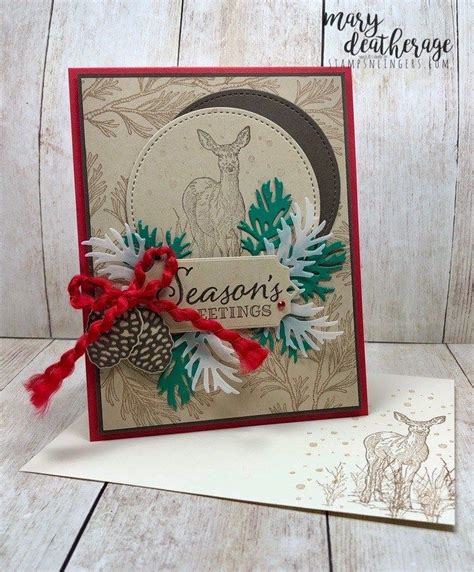 Stampin Up Natures Beauty And Peaceful Boughs Stamps N Lingers