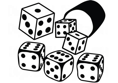 Rolling Dice Clip Art