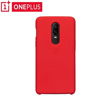 Original OnePlus 6 Silicone Case Protective Cover official Product Slim ...