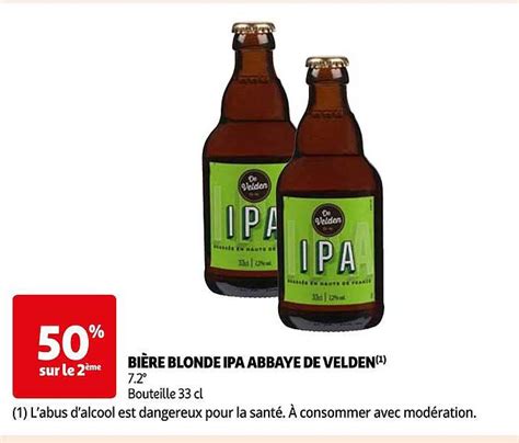 Promo Bi Re Blonde Ipa Abbaye De Velden Chez Auchan Icatalogue Fr