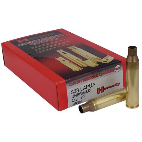 Hornady Brass 338 Lapua Magnum Unprimed 20box — Reloading Solutions