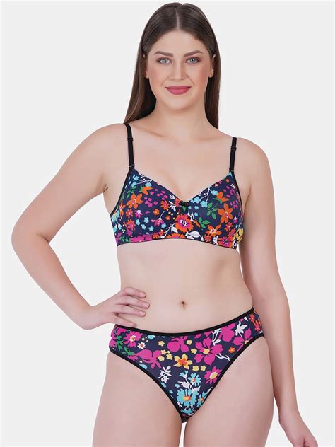 Buy Reveira Floral Printed Lingerie Set Daisy D Lingerie Set For Women Myntra