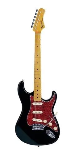 Guitarra El Ctrica Tagima Tw Series Tg Stratocaster De Tilo Black