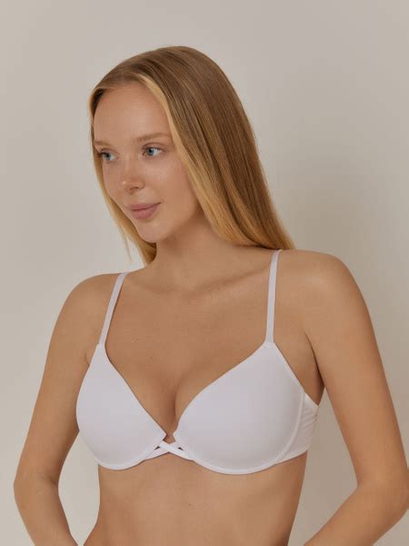 Бюстгальтер Женский Infinity Lingerie на косточках размер 75B белый Трикотаж Вечерний