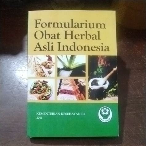 Jual Formularium Obat Herbal Asli Indonesia Shopee Indonesia