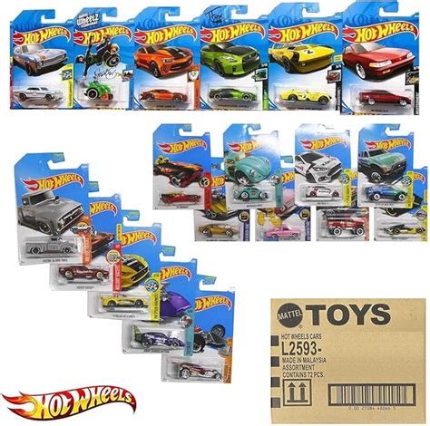 Hot Wheels Carros De Juguete B Sicos Fundidos A Presi N Mattel Unidades Aleatorios