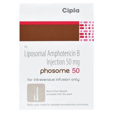 Cipla Phosome 50 Mg Injection Treatment For Intravenous Infusion Only