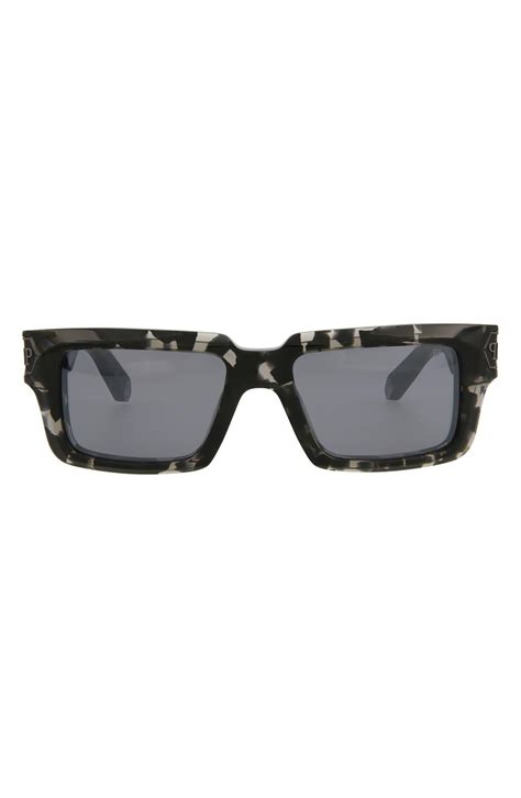 Philipp Plein 53mm Square Sunglasses In Black For Men Lyst