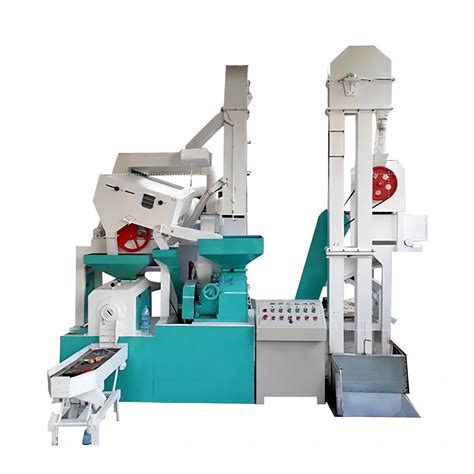 Commercial Ton Rice Milling Machine Complete Set Combined Rice Mill