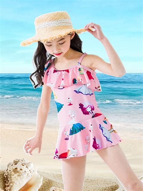 Купить Купальный костюм / плавки Девушки купальник дети купальники ...