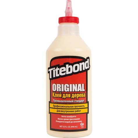 Клей ПВА TITEBOND Клей столярный Titebond «Original» цвет кремовый 946 ...