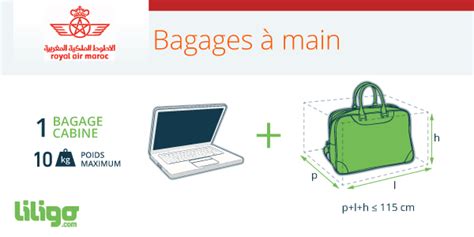 Bagages Royal Air Maroc Prix Poids Dimensions