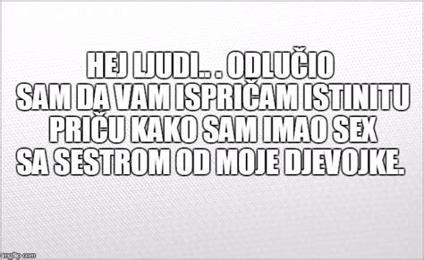 Idemo Prvi Sex Sa Curinom Sestrom