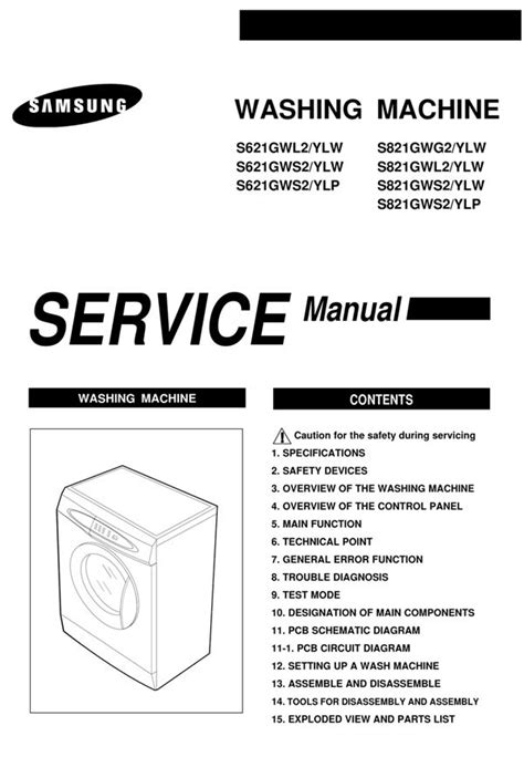 Samsung Front Load Washer Parts Diagram