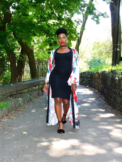 Effortlessly Slaying In A Printed Maxi Kimono