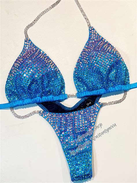 Npc Ifbb Bikini Suit Figure Competition Suit Fitness Etsy