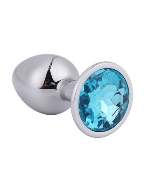 Rosebud Bijou Anal Rosebud Metal Bijou Bleu Taille Small Se