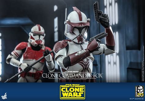Star Wars The Clone Wars Th Scale Clone Commander Fox Figure From Hot Toys