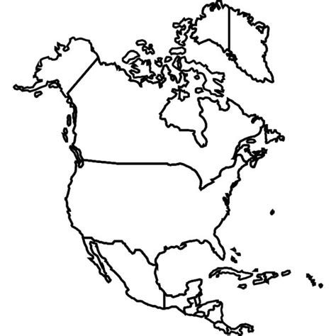 Estados Unidos Canad M Xico Map Eps Royalty Free Stock Svg Vector