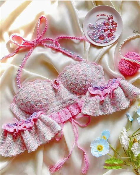 T Ng H P Nh Ng M U Crochet Bikini Quy N R Cho M A Du L Ch Bi N